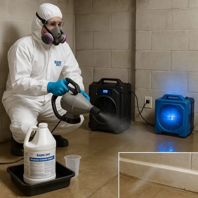 Sanitization and Odor Removal process in Cranbury, NJ