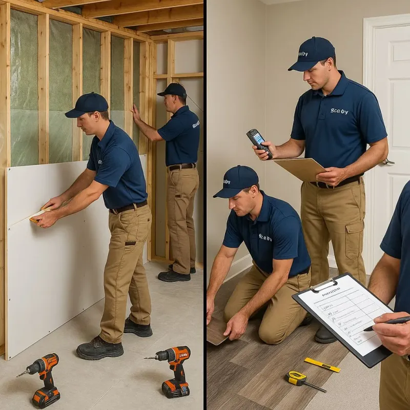 Repairs and Reconstruction process in Cranbury, NJ